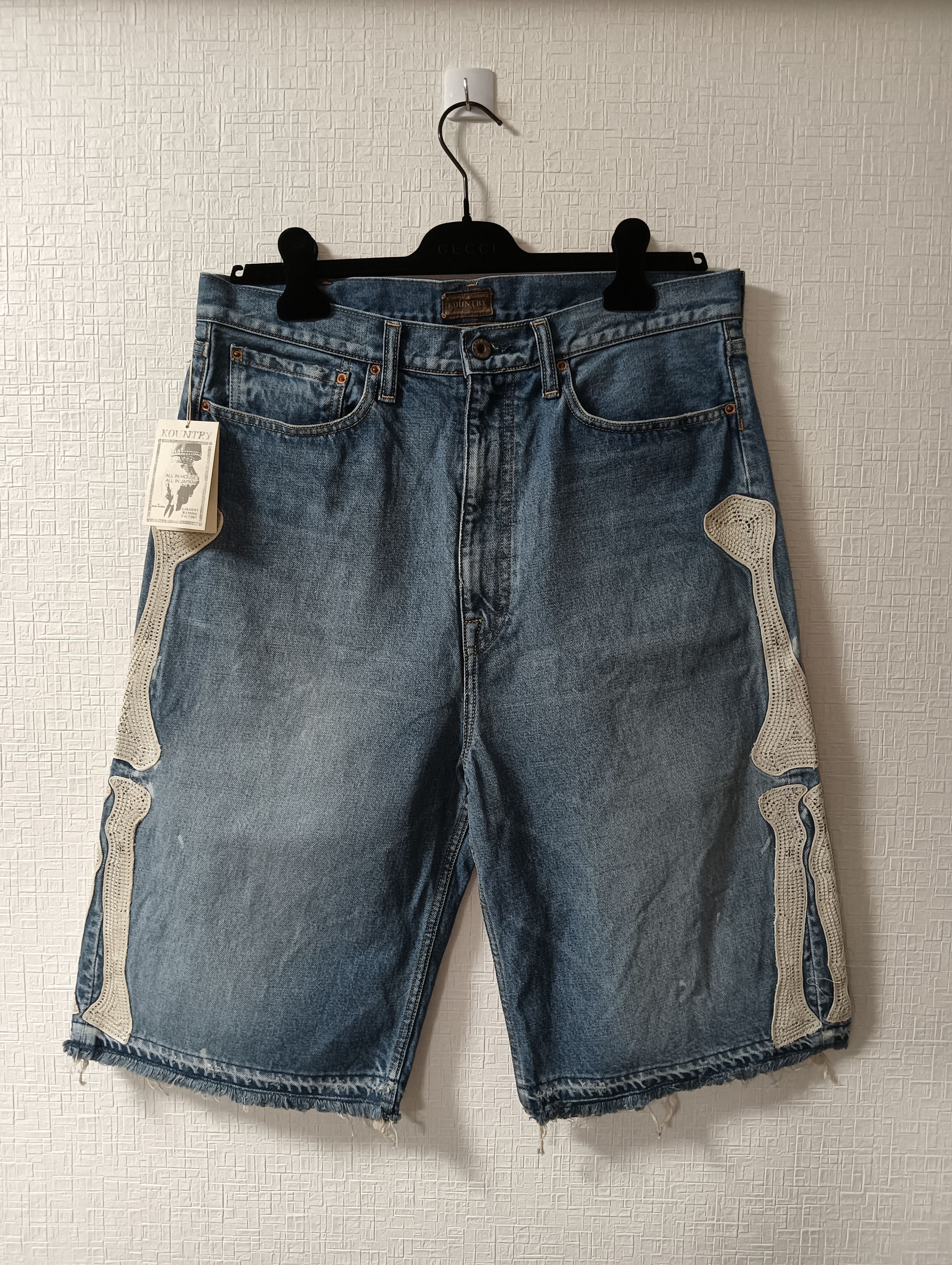 パンツ Kapital Kountry Denim Bone Skeleton 38M Kapital Skeleton Jeans