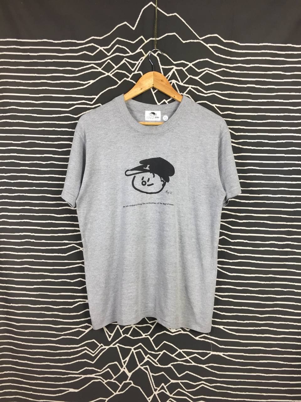Japanese Brand × Vintage Vtg 90s Jentle For The Red Cross Single Stitch Tee Size US M / EU 48-50 / 2 - 1 Thumbnail
