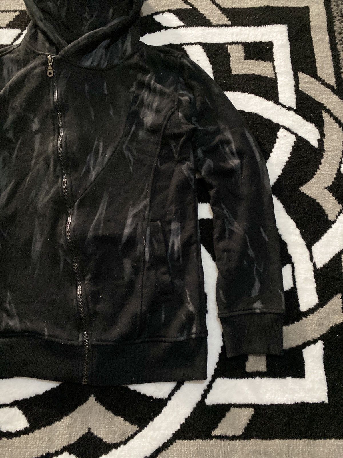 If Six Was Nine In The Attic Homme Assymetrical Zip Hoodie Size US M / EU 48-50 / 2 - 5 Thumbnail