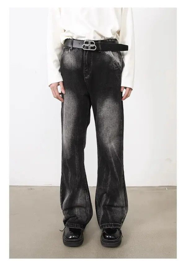 Japanese Brand × Jean Opium Cargo Stack Denim Jeans, Utility Washed Jeans Size US 32 / EU 48 - 1 Thumbnail