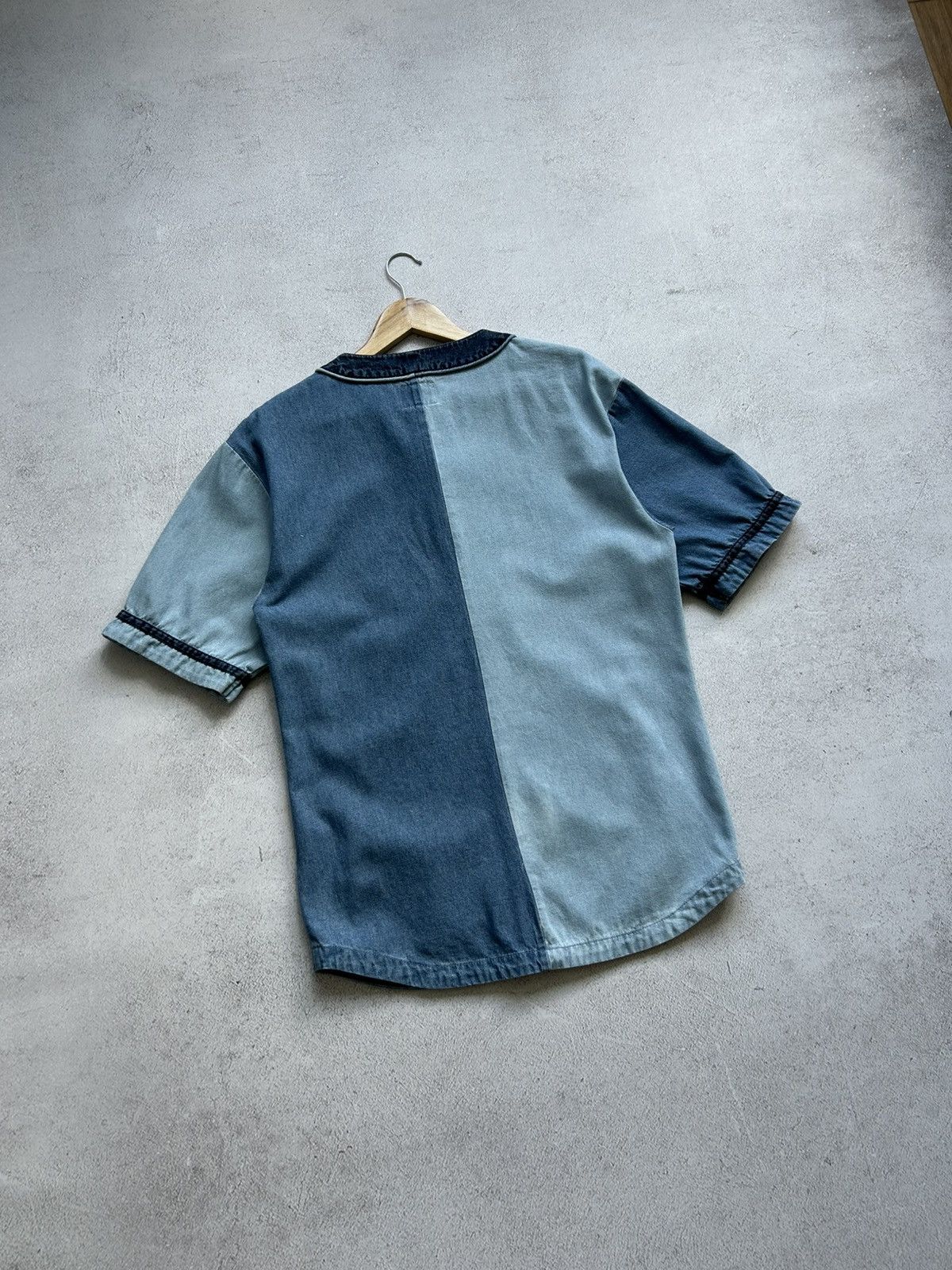 Karl Kani × Vintage Karl Kani Vintage Rap style denim jersey size S Size US S / EU 44-46 / 1 - 6 Thumbnail
