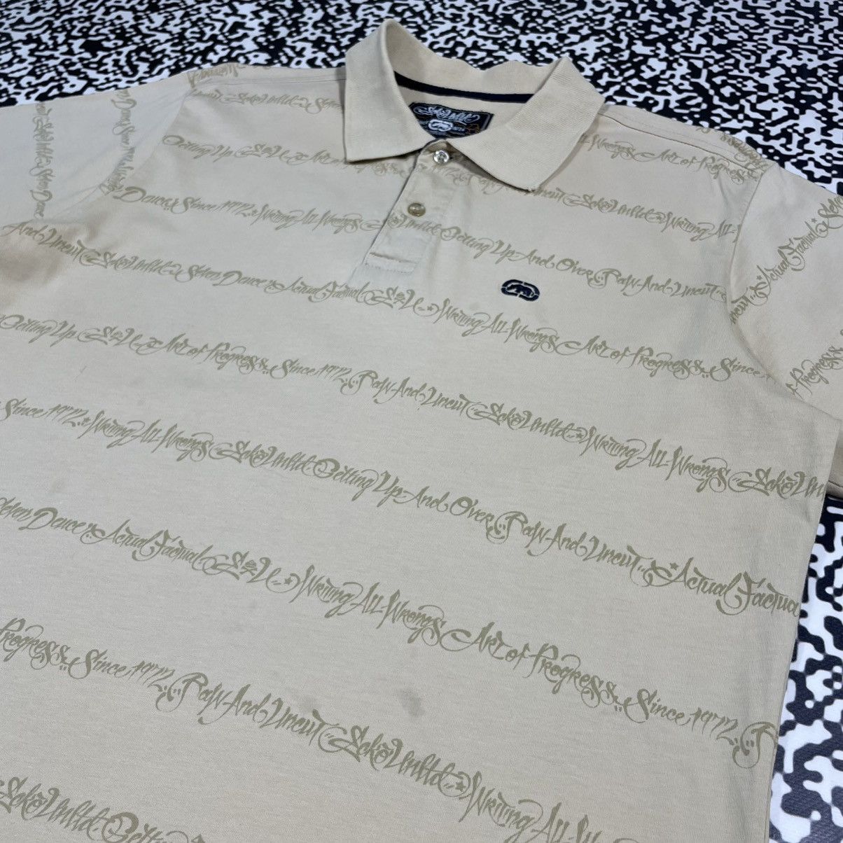 Ecko Unltd. Vintage Y2K Ecko Unlimited UNLTD Rap Polo Retro T-shirt Size US XXL / EU 58 / 5 - 13 Thumbnail