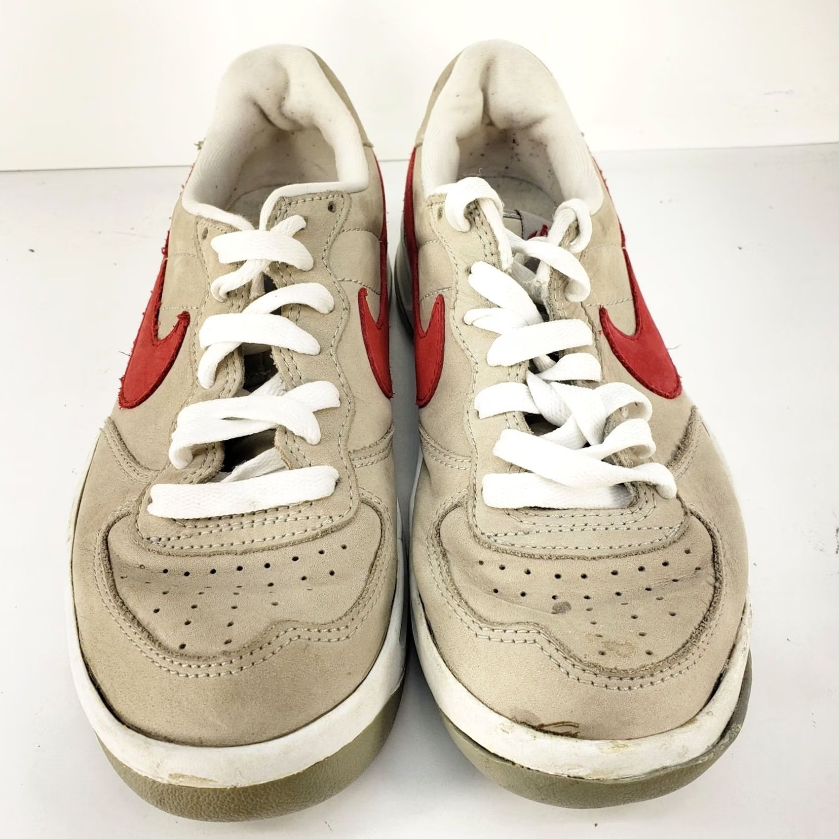 Nike Nike Vintage Classic Gray & Red Leather Sneakers Womens 8M - Alabama Roll Tide Size US 8 / IT 38 - 3 Thumbnail