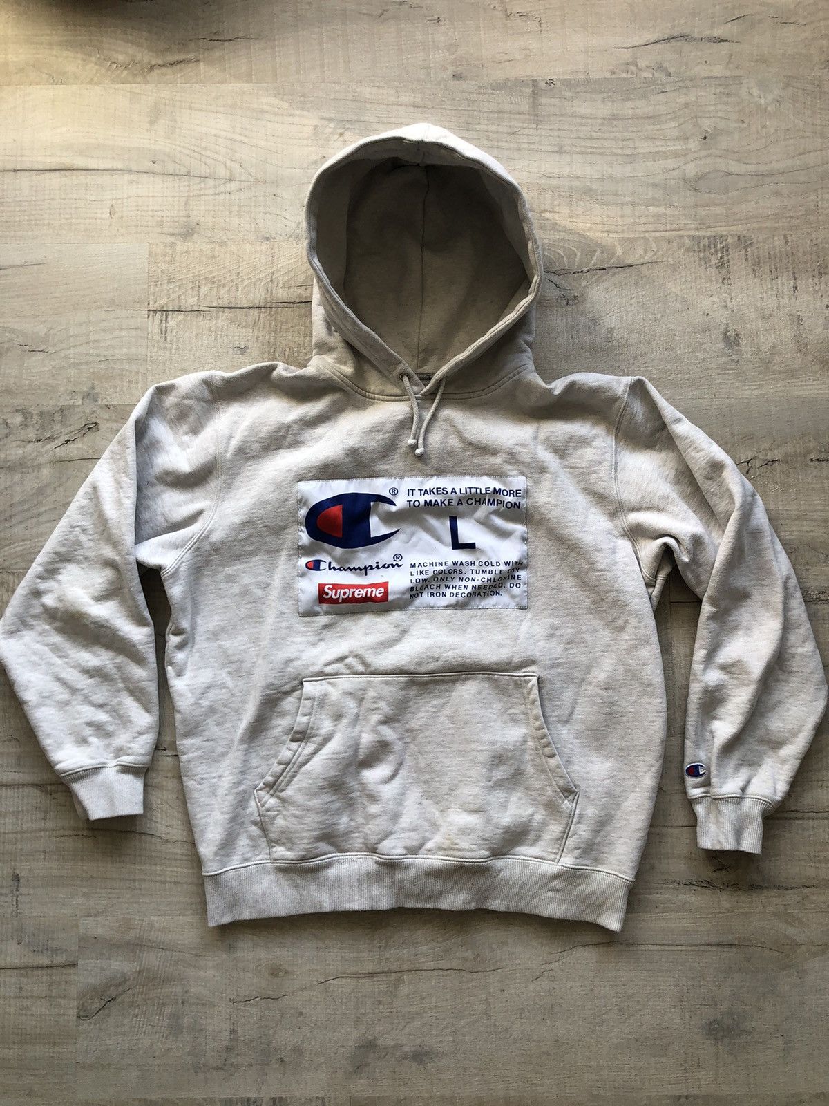 Champion supreme label fashion hoodie