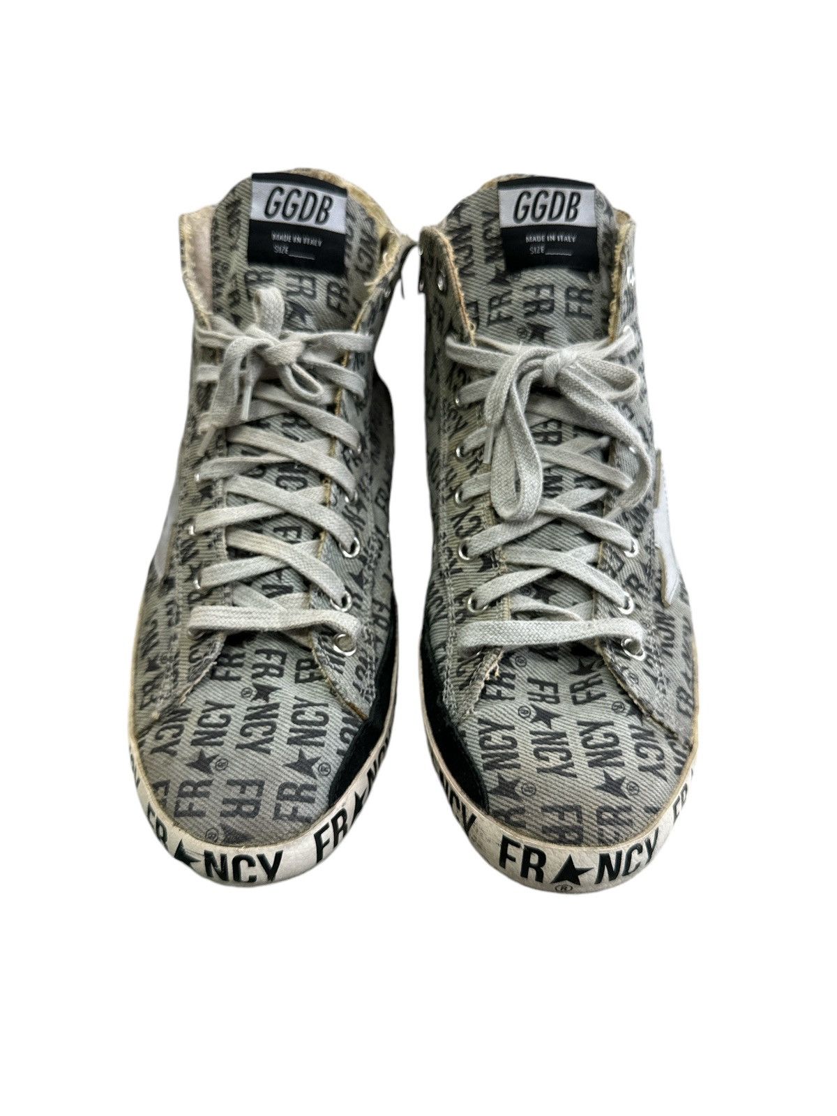 Golden Goose GGDB FRANCY FULLPRINT HI-TOP SNEAKERS SIZE 42 Size US 8.5 / EU 41-42 - 2 Thumbnail