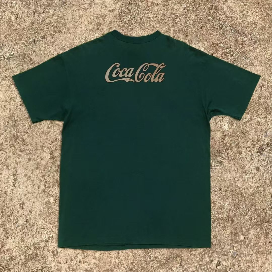 Japanese Brand Coke pattern casual retro cotton tee Size US M / EU 48-50 / 2 - 2 Thumbnail