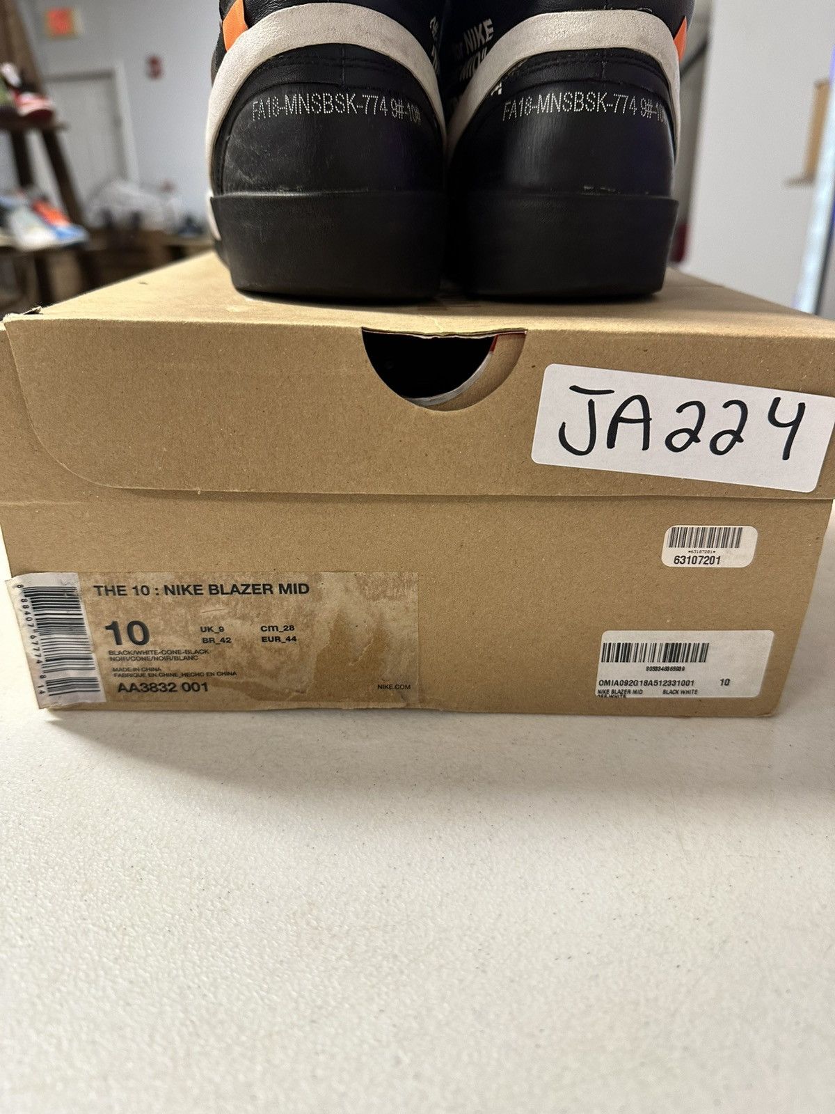 Nike × Off-White Nike offwhite blazer grim reaper Size US 10 / EU 43 - 8 Thumbnail
