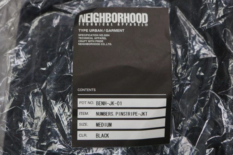 Neighborhood NEIGHBORHOOD NUMBERS Washed Pinstripe JKT M Early New Size US M / EU 48-50 / 2 - 8 Thumbnail