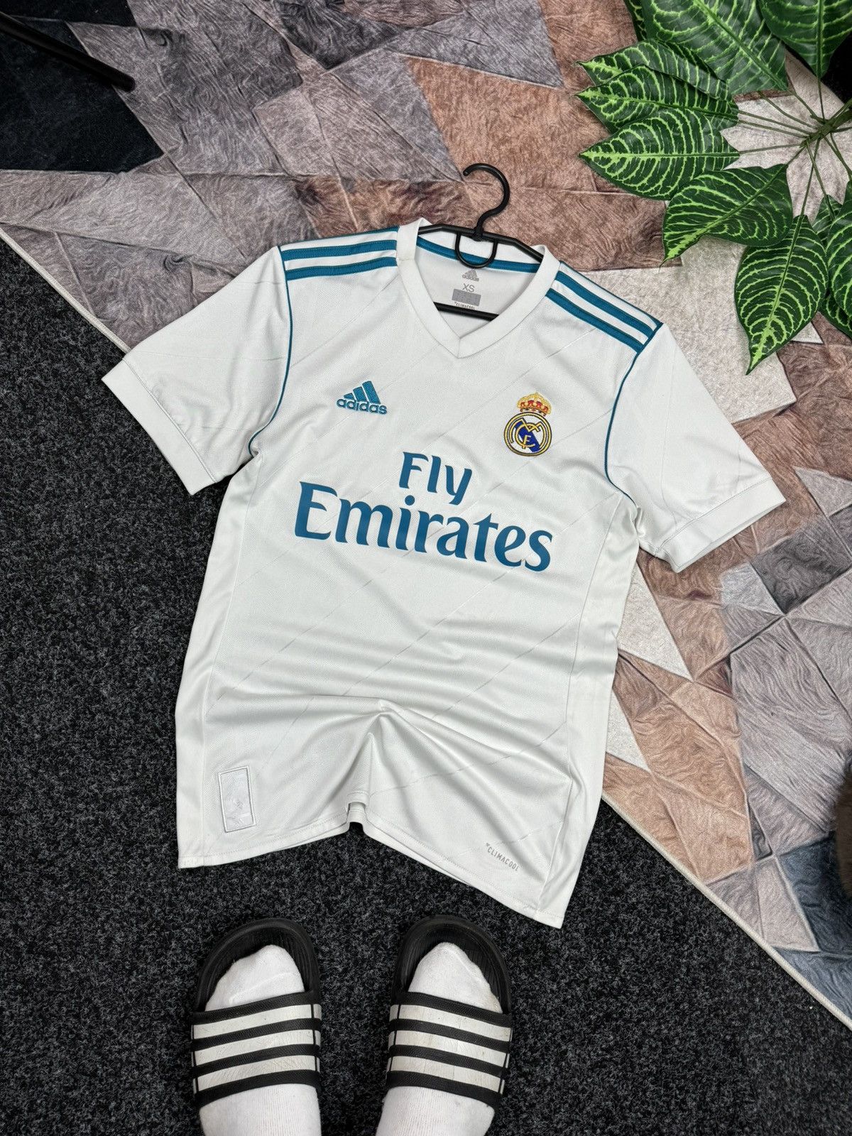 Adidas ADIDAS REAL MADRID SOCCER JERSEY ⚽️ Y2K DRILL STYLE SIZE XS Size US XS / EU 42 / 0 - 1 Thumbnail