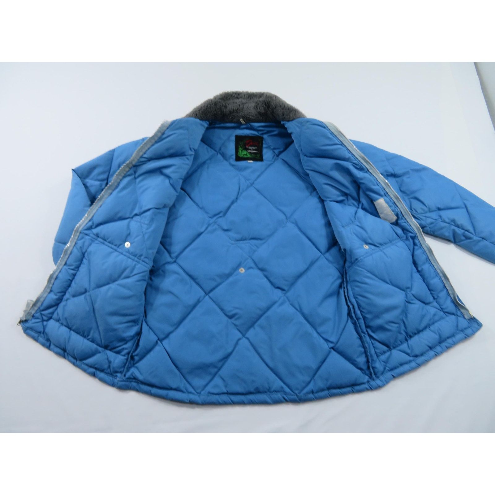 Schott Schott Bros Goose Down Puffer Blue Jacket Womens Sz 12 1970s Size XL / US 12-14 / IT 48-50 - 3 Thumbnail
