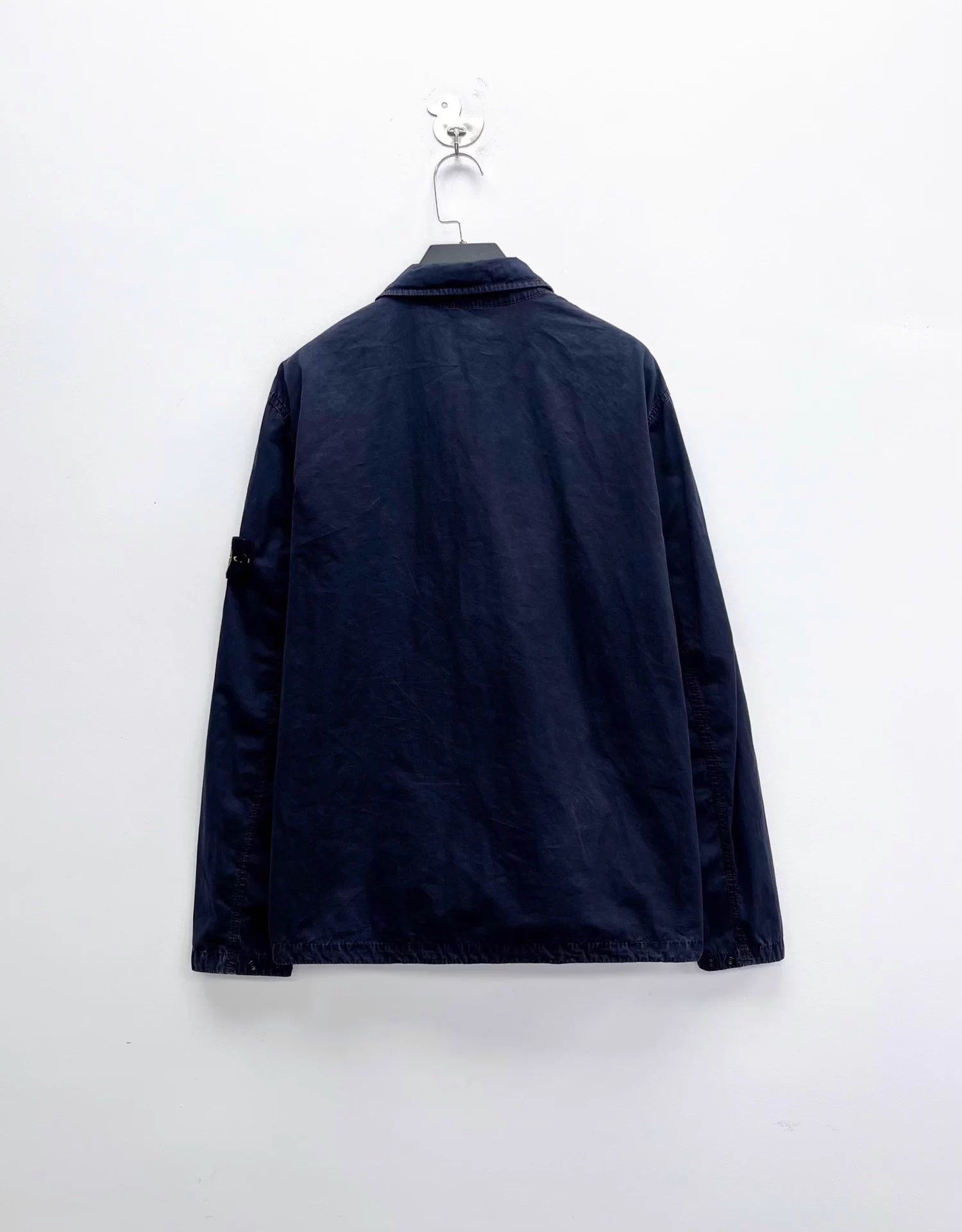 Stone Island Stone Island Navy Washed Embroidered Arm Patch L Jacket Size US L / EU 52-54 / 3 - 2 Thumbnail