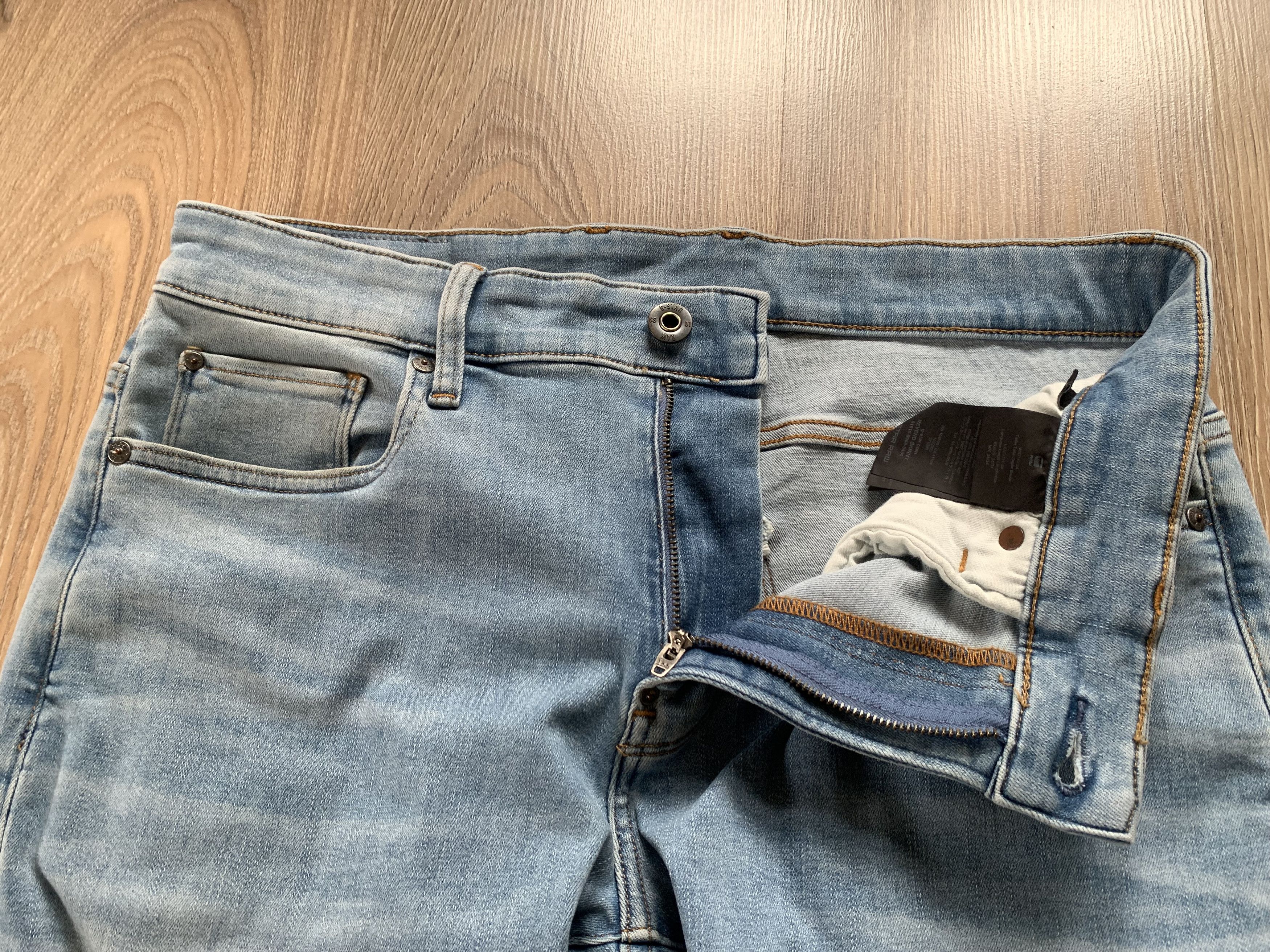 G-Star G-Star Raw Revend Light Washed Skinny Jeans Size US 34 / EU 50 - 5 Thumbnail