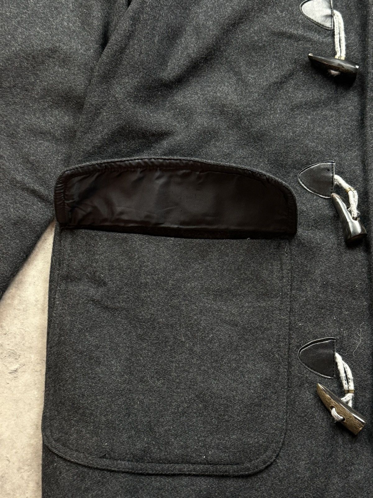 Burberry Thomas Burberry Duffle Coat with Hood – Vintage Streetwear Size US L / EU 52-54 / 3 - 6 Thumbnail