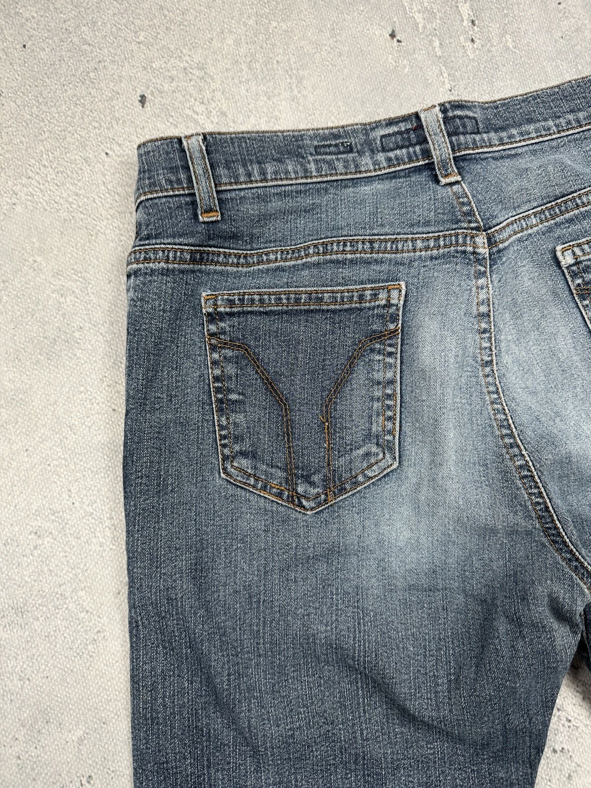 Miss Sixty Miss Sixty Tommy Bootcut Low Rise Blue Denim Flared Jeans Size 28" / US 6 / IT 42 - 12 Thumbnail