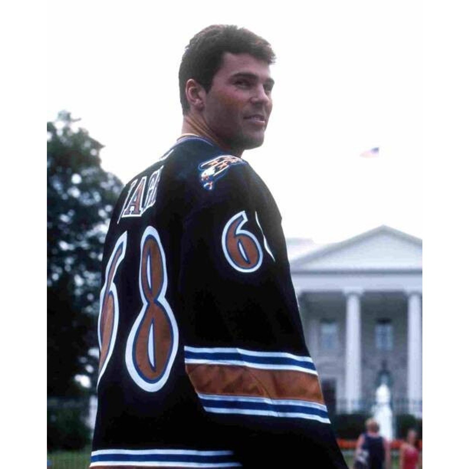 Koho JAGR #68 Washington Capitals 2000s jersey 3rd M Dome NHL vtg Size US M / EU 48-50 / 2 - 4 Thumbnail