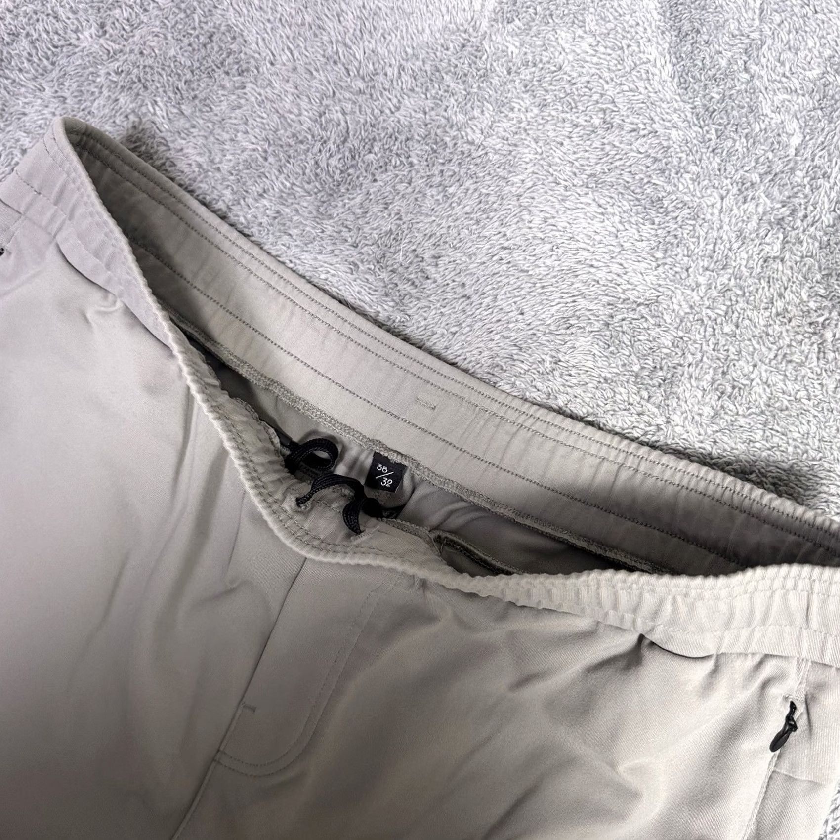 Vintage Public Rec Daymaker Pants Men 38x32 Gray Joggers Casual Workwear Knit Stretch Pockets Drawstring Size US 38 / EU 54 - 5 Thumbnail