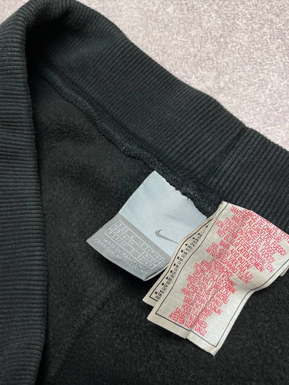 Nike Vintage Nike Swoosh Cotton Baggy Trackpants Y2K L Size US 34 / EU 50 - 4 Thumbnail
