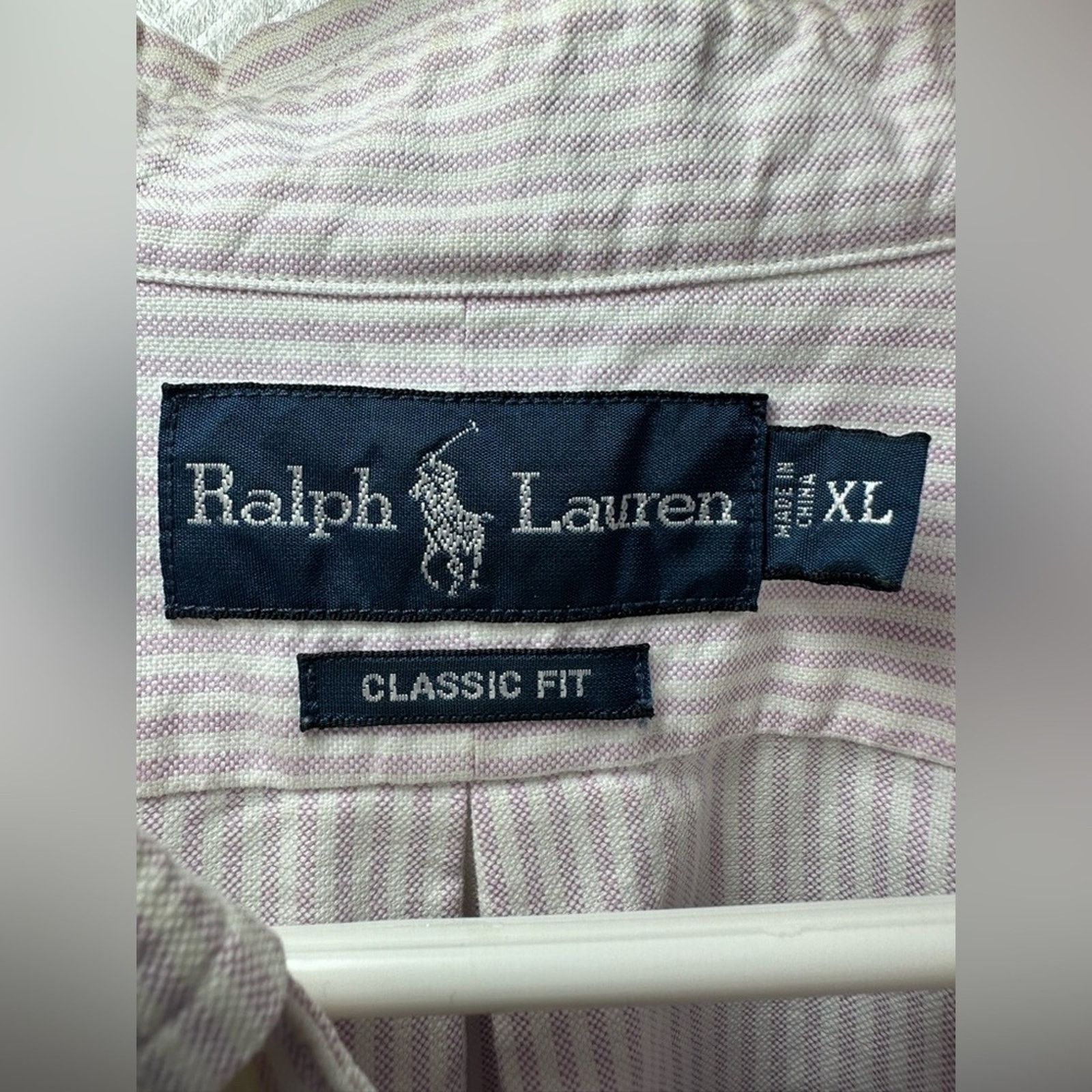 Ralph Lauren Ralph Lauren Men’s Sz XL Classic Stripe Button Down Shirt Size US XL / EU 56 / 4 - 3 Thumbnail
