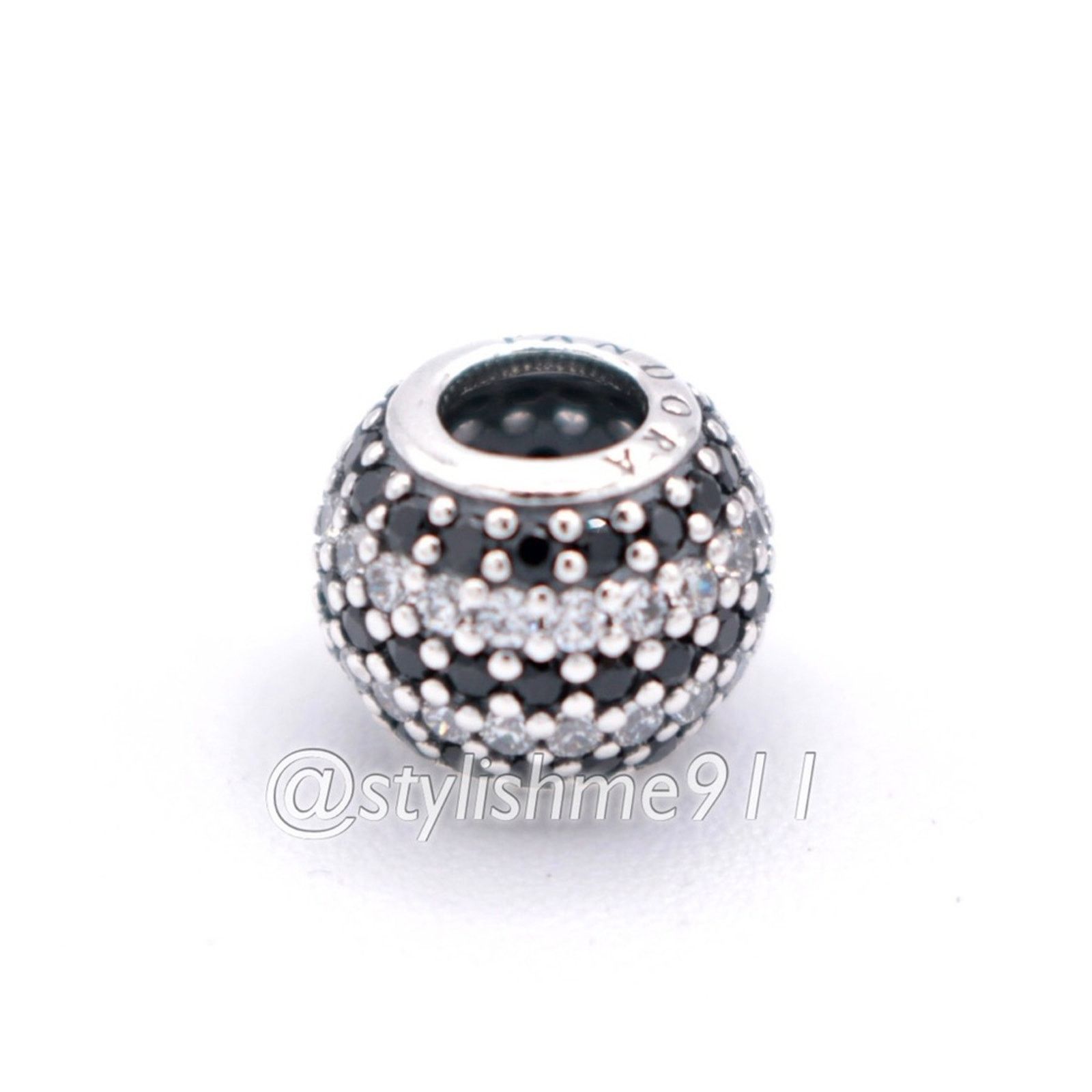 pandora Authentic PANDORA Black Nautical Pave Lights Charm Size ONE SIZE - 6 Thumbnail