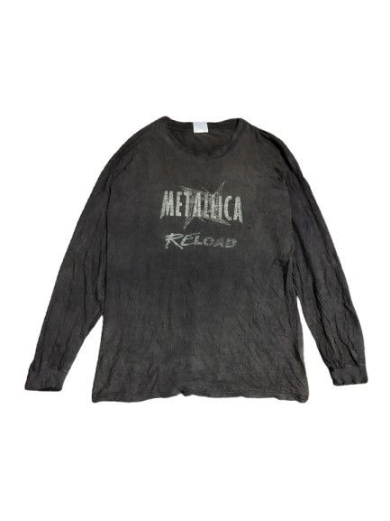 Band Tees × Metallica × Vintage Vintage Distressed 90s Metallica Reload Tee Size US L / EU 52-54 / 3 - 1 Thumbnail