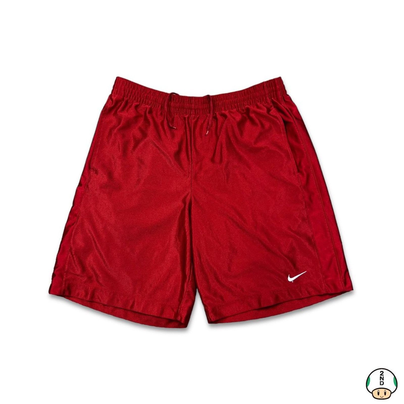 Nike × Vintage Nike Sportswear Shorts Large Swoosh Pocketed Athletic Pants Size US 34 / EU 50 - 1 Thumbnail