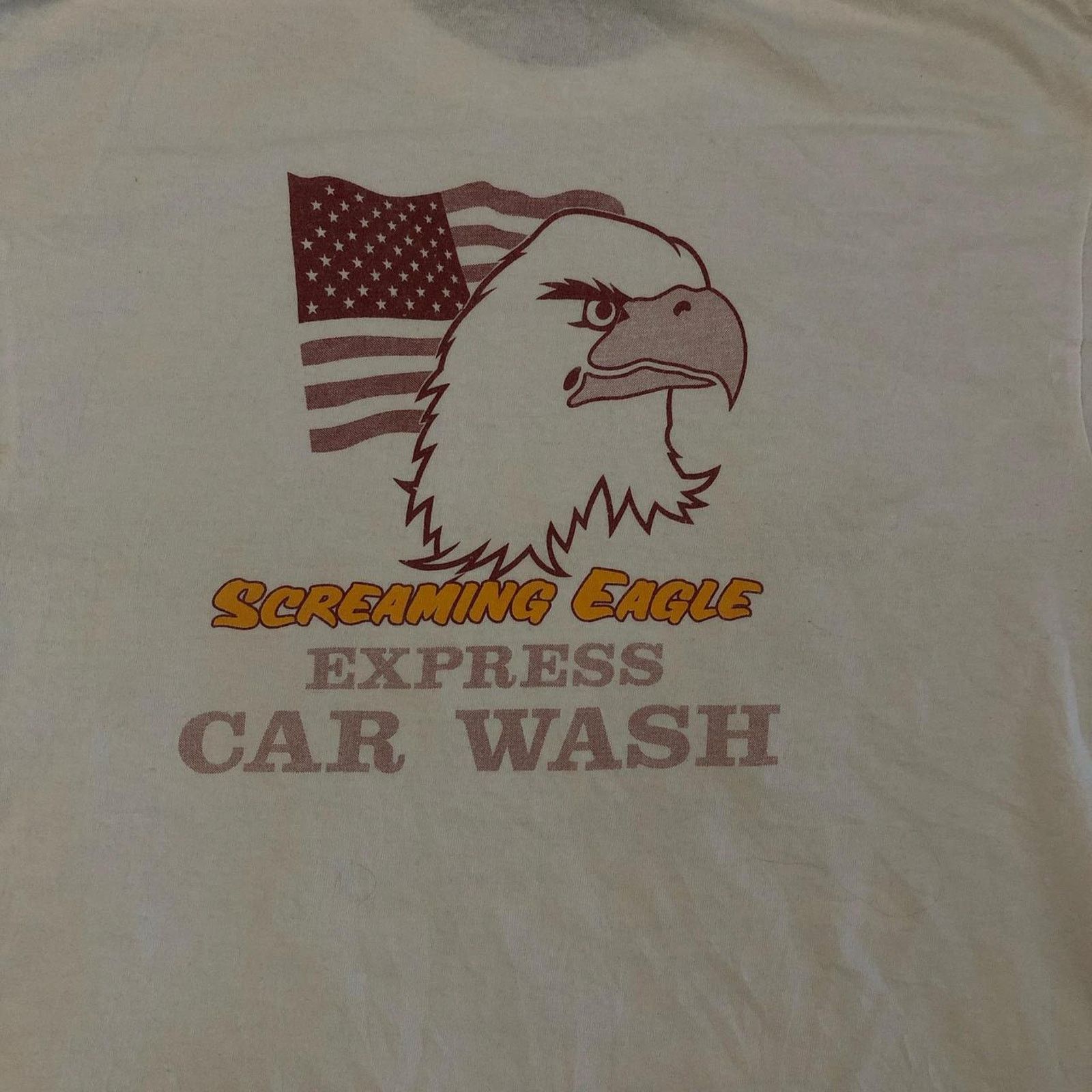 Gildan Men’s White ‘Rossview Hawks’ Screaming Eagle Graphic Tee Size US M / EU 48-50 / 2 - 5 Thumbnail