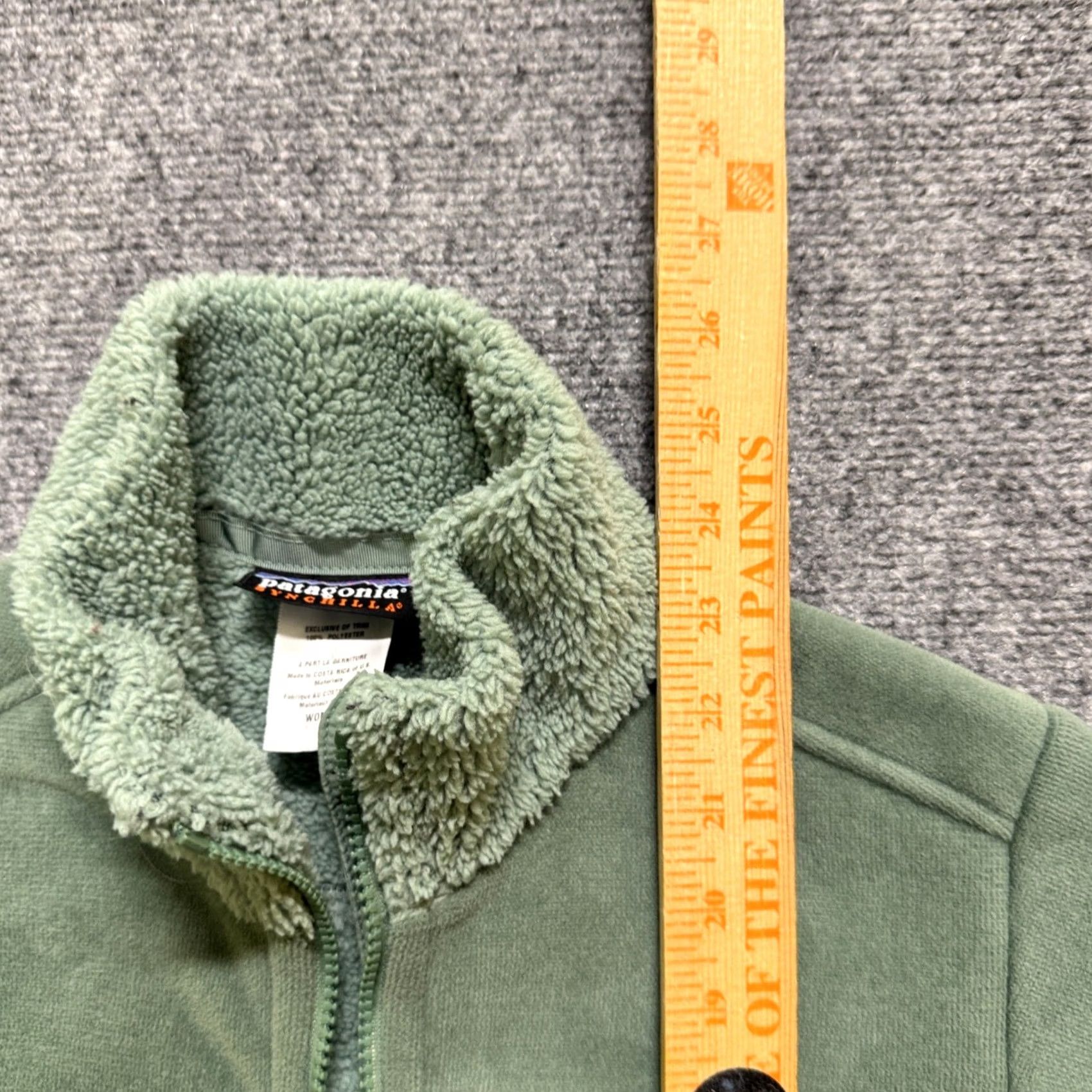 Patagonia Patagonia Synchilla Faux Fur Teddy Women Jacket Full Zip Size S Green Cotton Blend Basic Jacket Womens S Green Size S / US 4 / IT 40 - 4 Thumbnail