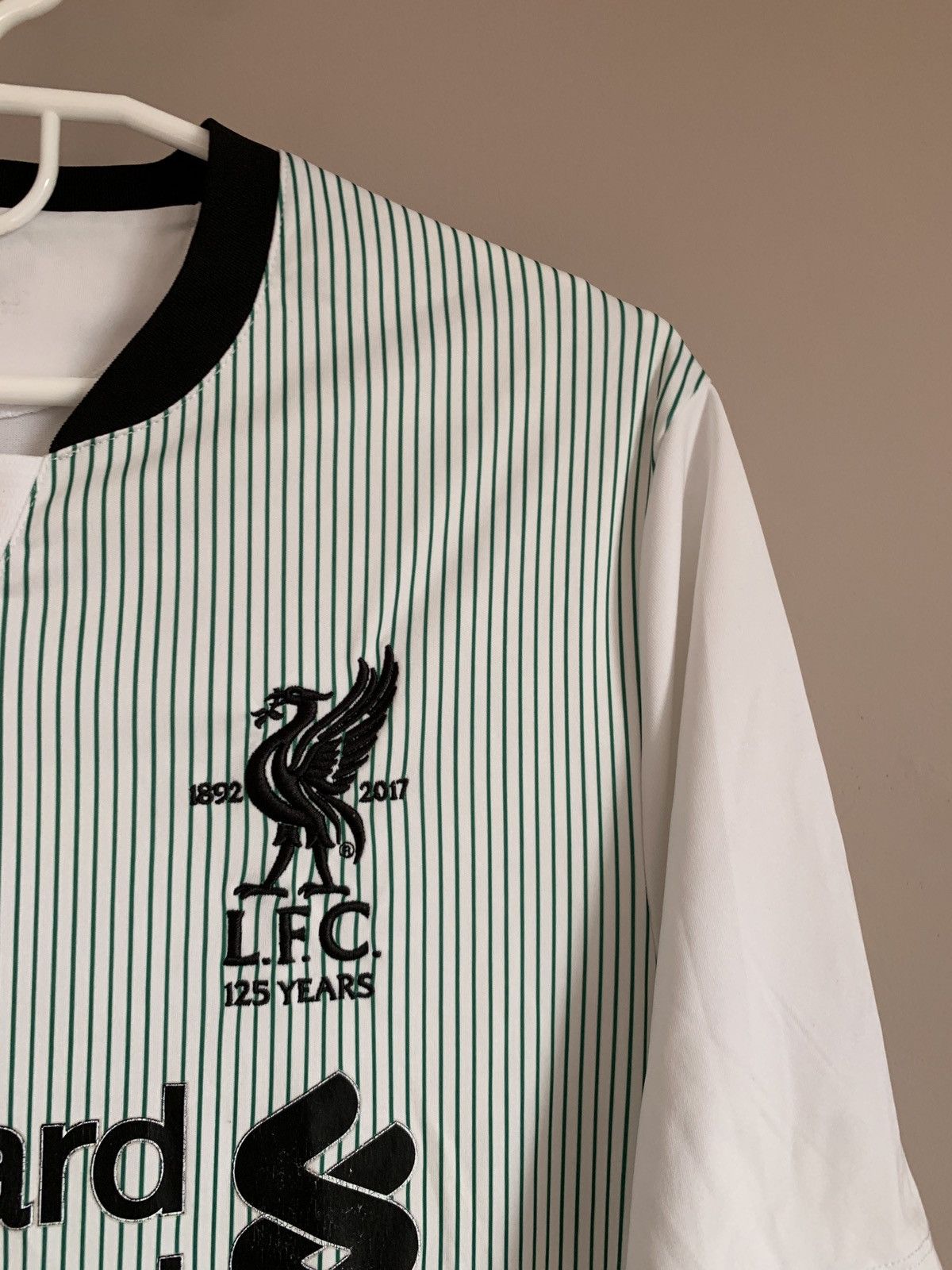 New Balance Liverpool 2017 Away Football Shirt New Balance Soccer Sz S Size US S / EU 44-46 / 1 - 7 Thumbnail