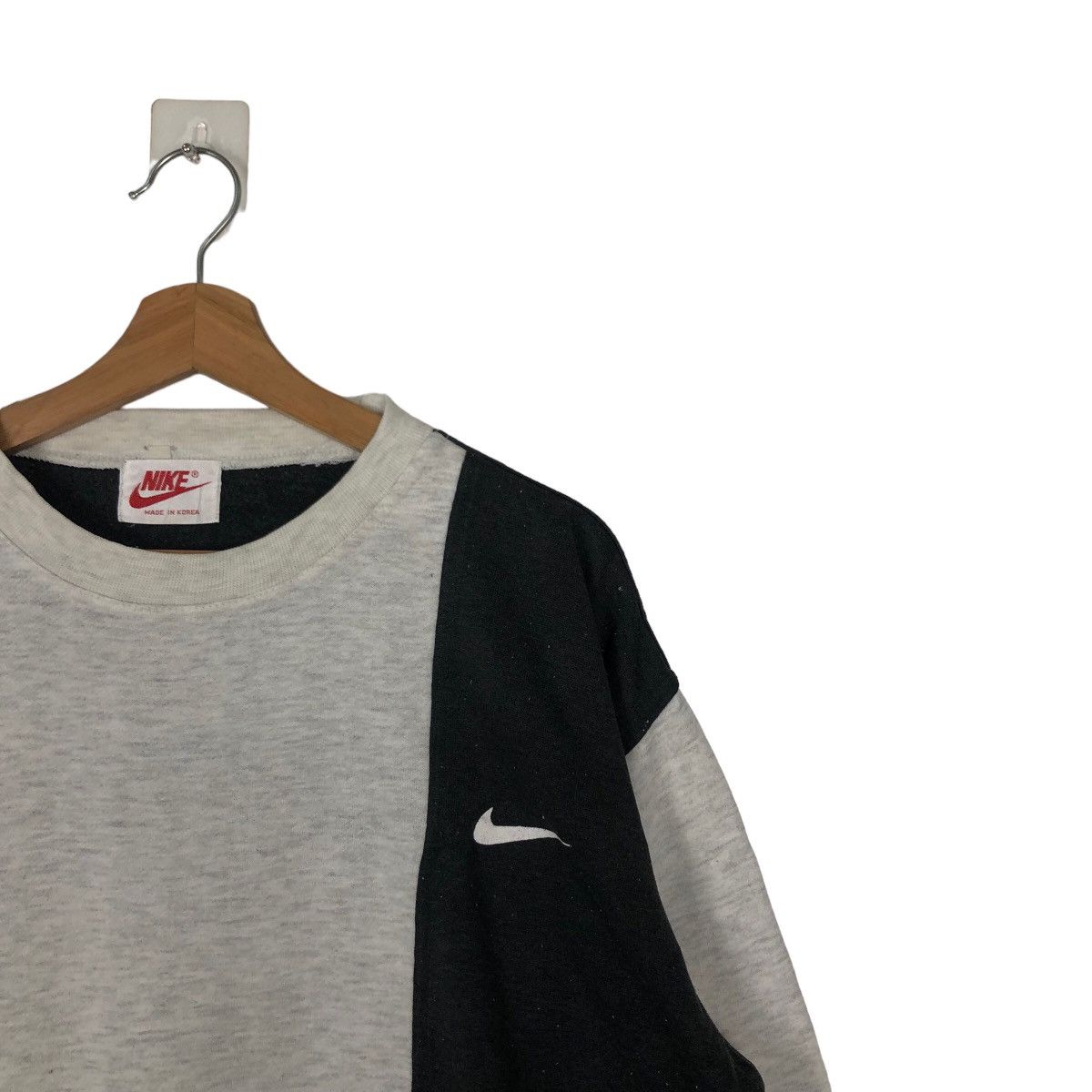 Nike 90’s Vintage Crewneck Sweatshirt Nike Big Swoosh Streetwear Size US M / EU 48-50 / 2 - 5 Thumbnail