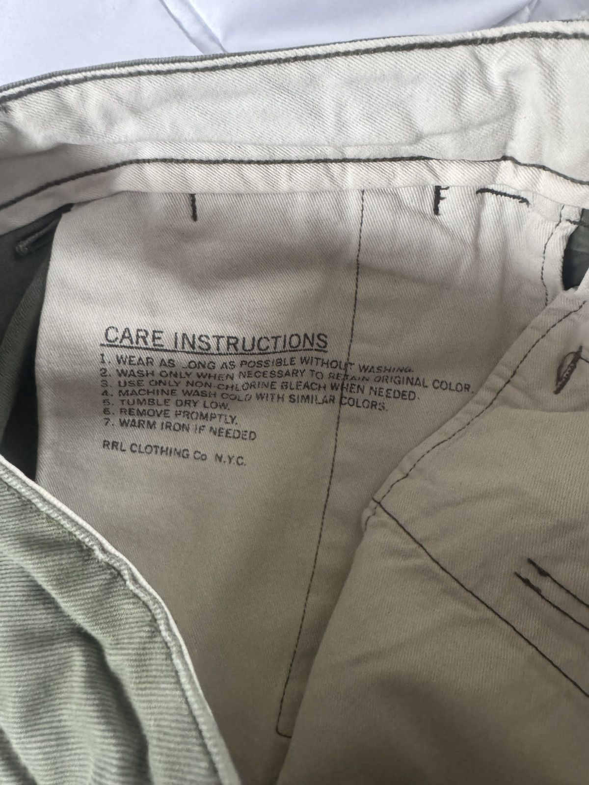 RRL Ralph Lauren RRL officer chino trousers pants 29x30 Size US 32 / EU 48 - 7 Thumbnail