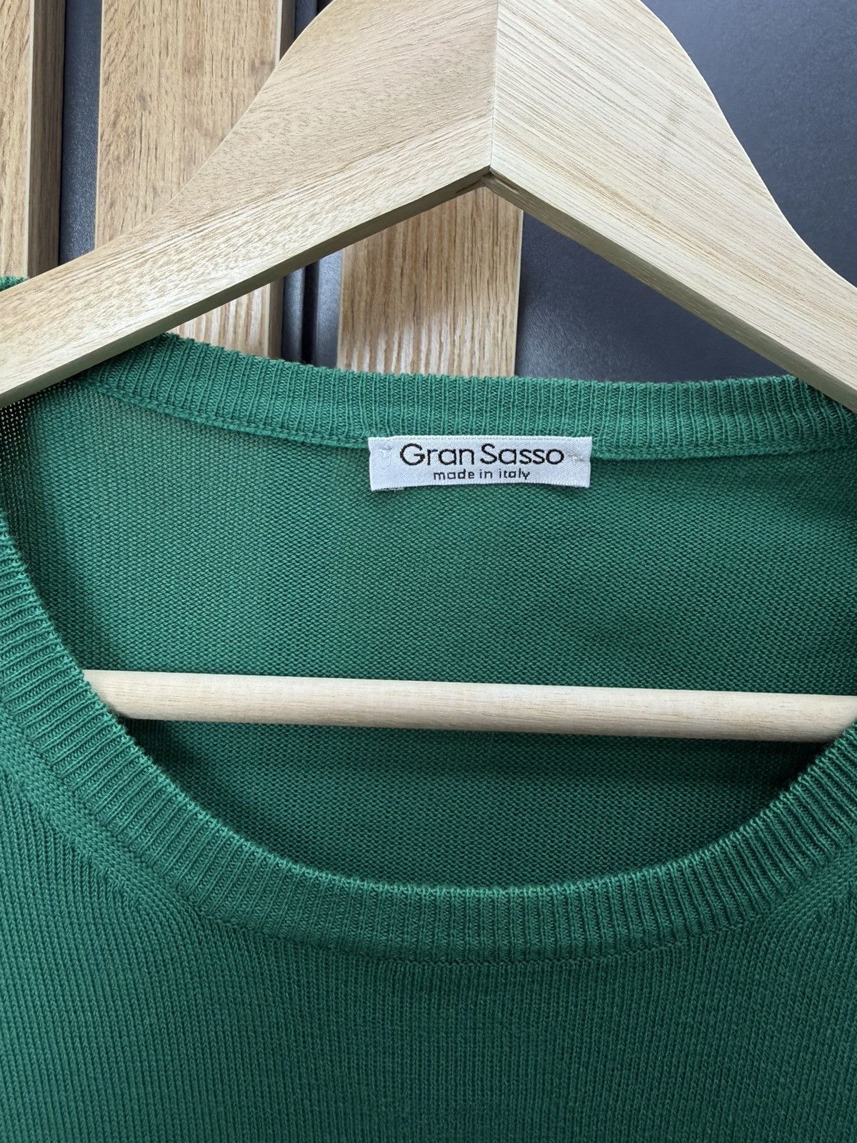 Gran Sasso Gran Sasso Crewneck Sweater Green Size 56 Size US XL / EU 56 / 4 - 4 Thumbnail