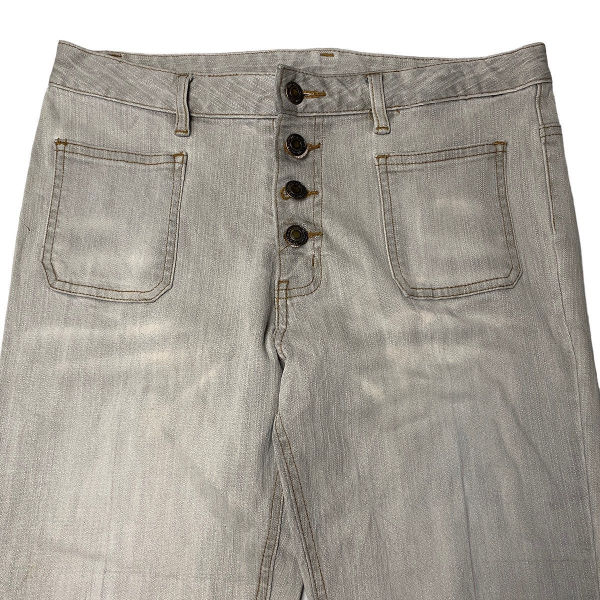 Hysteric Glamour × If Six Was Nine × Japanese Brand 2000's Flared Washed Japanese Bootcut Jeans Size US 29 - 2 Thumbnail