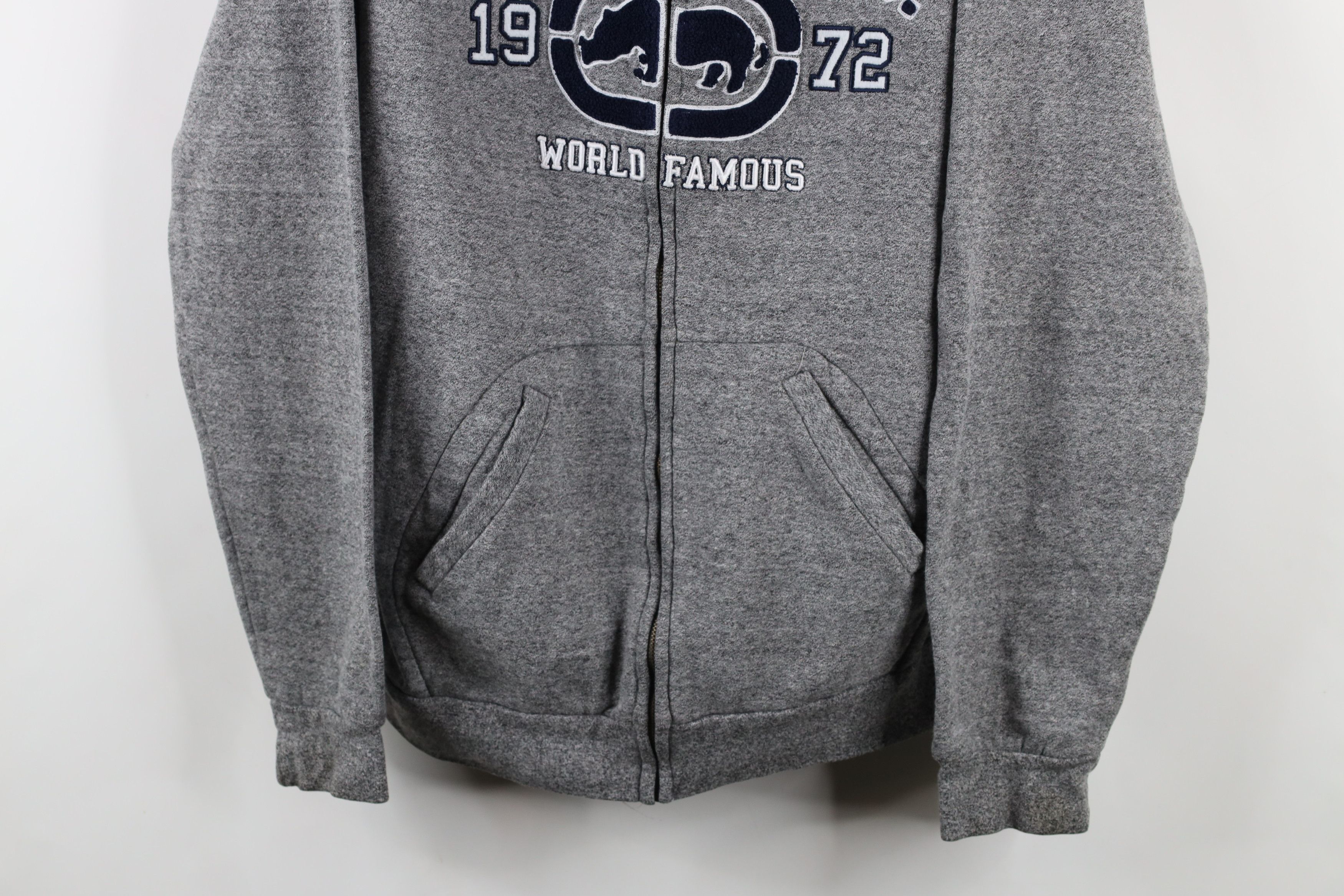 Ecko Unltd. × Vintage Vintage Y2K Ecko Unltd Full Zip Hoodie Sweatshirt Gray Size US L / EU 52-54 / 3 - 3 Thumbnail