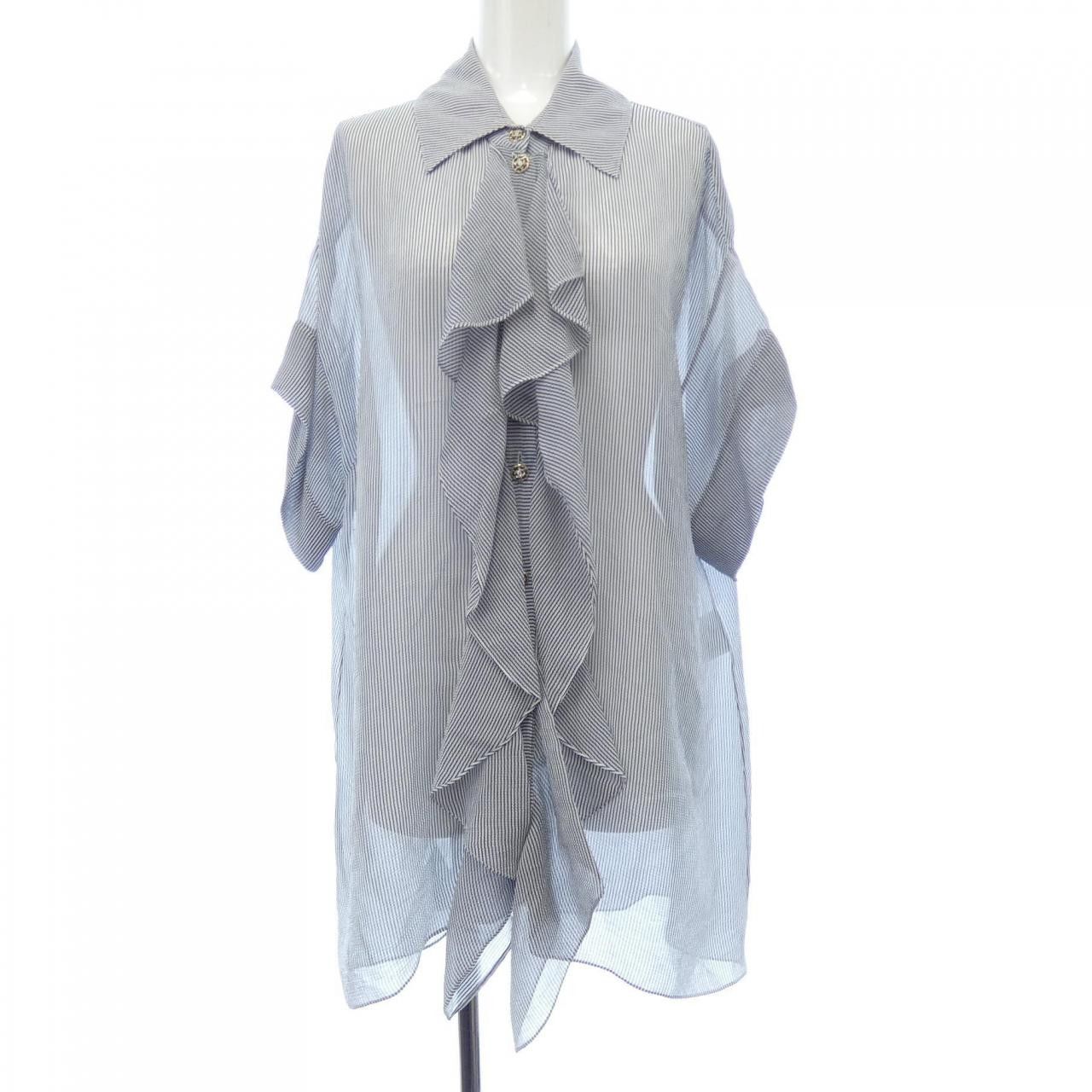 Chanel Chanel P72681V64385 Silk Shirt Others Dress Shirt P72681V64385 DUTY FREE for USA