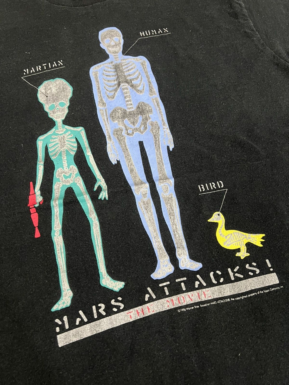 Vintage Vintage Mars Attacks 1996 Shirt Size US M / EU 48-50 / 2 - 2 Thumbnail