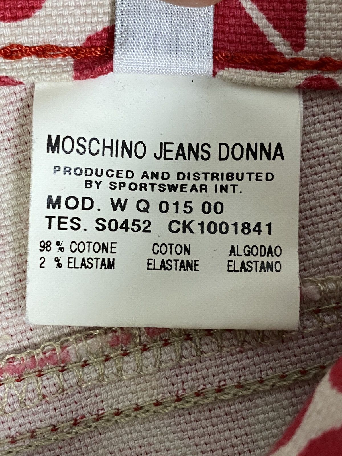 Moschino Moschino Printed Flared Pants Size 26" / US 2 / IT 38 - 12 Thumbnail
