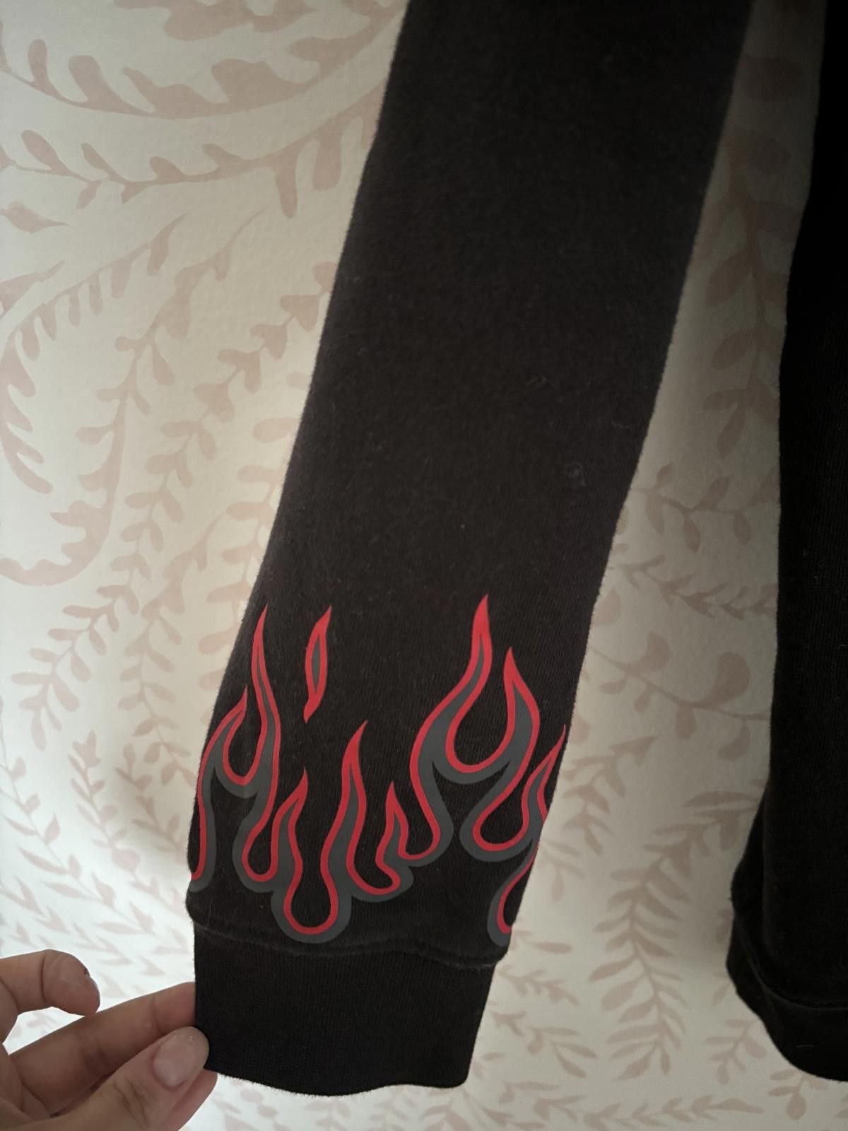 Thrasher NEW Thrasher x Vans Off The Wall Black Sweatshirt w Flames M Size M / US 6-8 / IT 42-44 - 5 Thumbnail