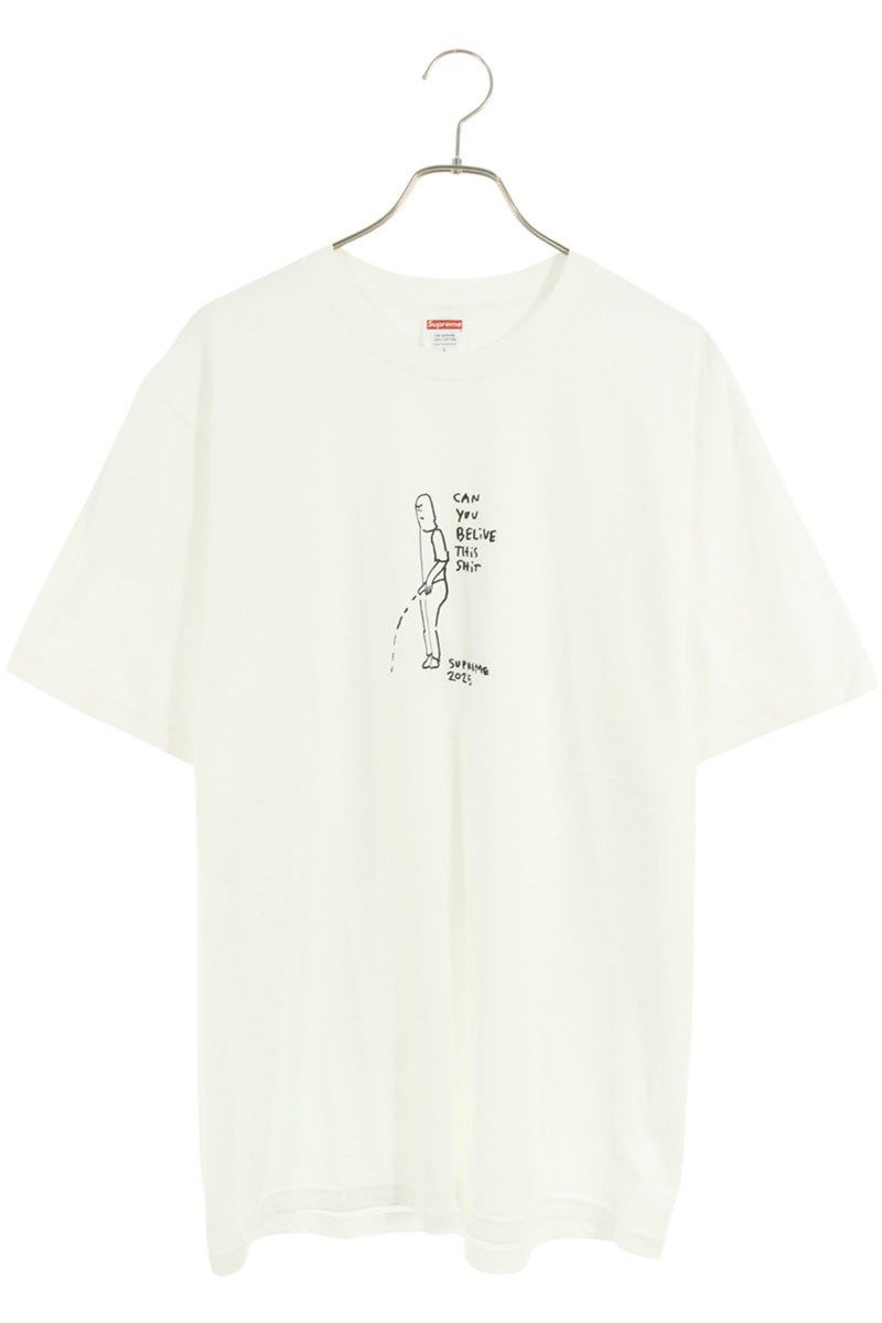 Supreme L Supreme Lollipop tee Tshirt white Candy tongue split red