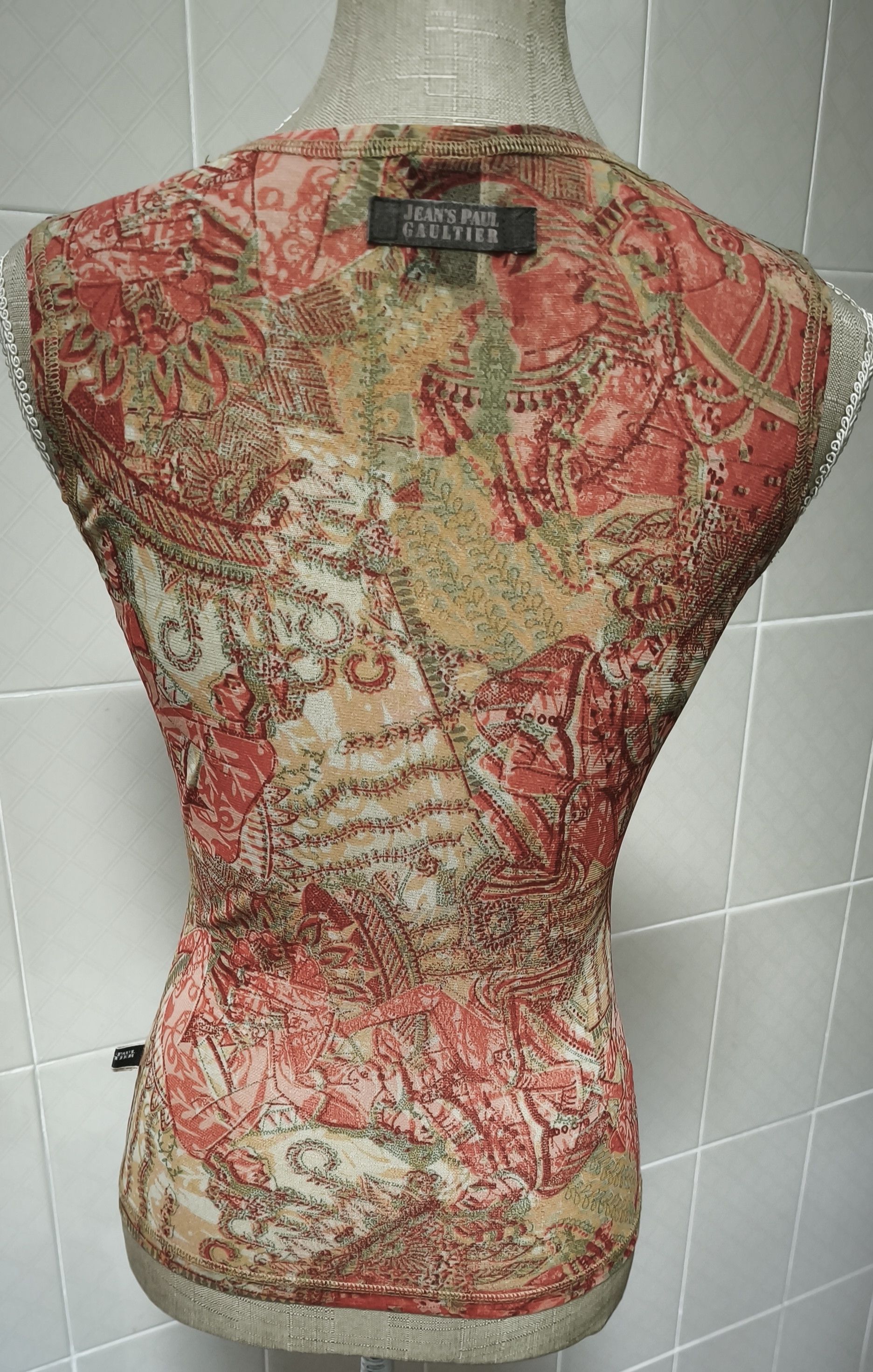 Jean Paul Gaultier 2000's - Kamasutra print tank top Size S / US 4 / IT 40 - 12 Thumbnail