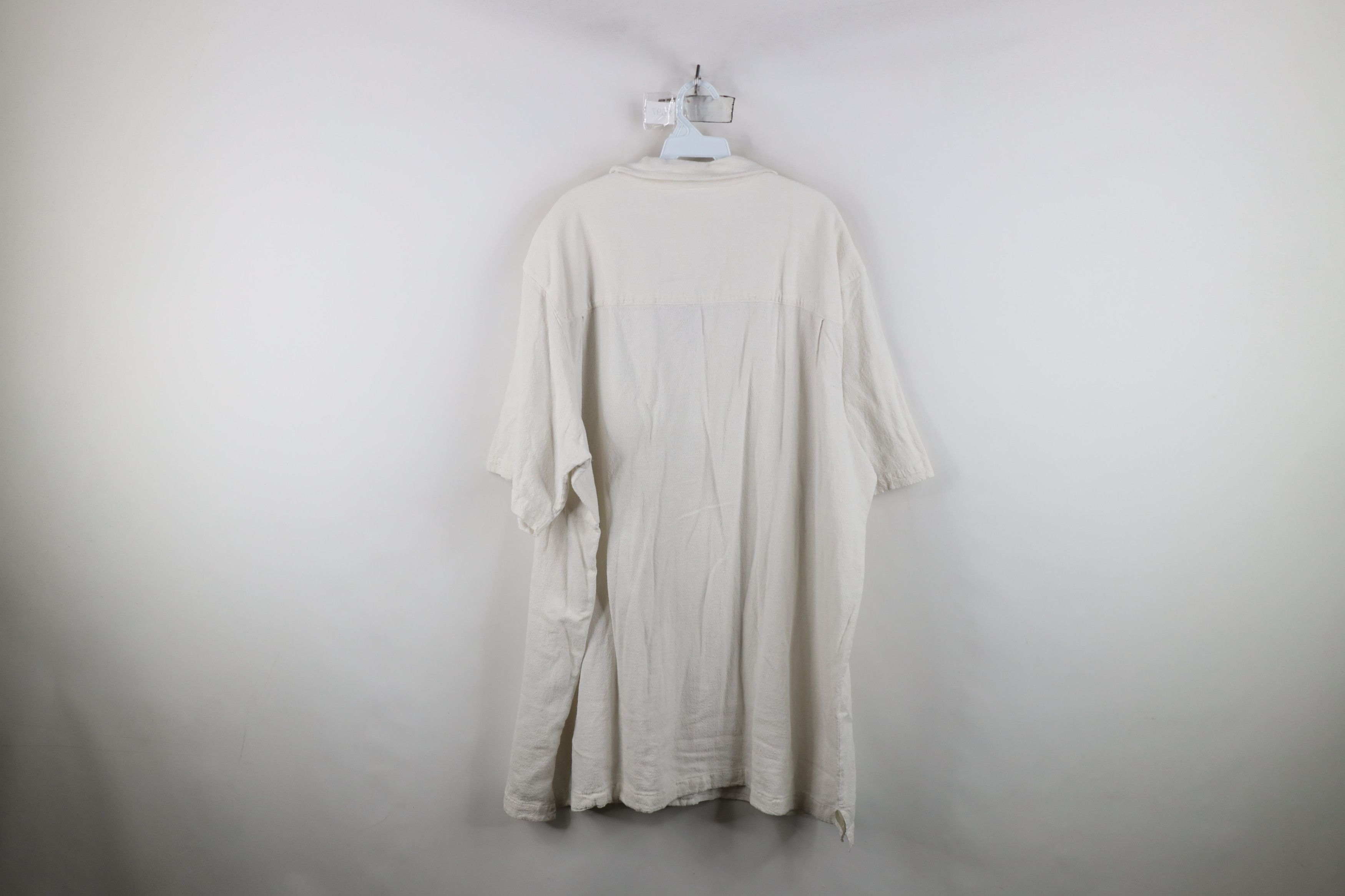 Vintage Vintage 90s Streetwear Camp Collar Short Sleeve Button Shirt Size US XXL / EU 58 / 5 - 14 Thumbnail