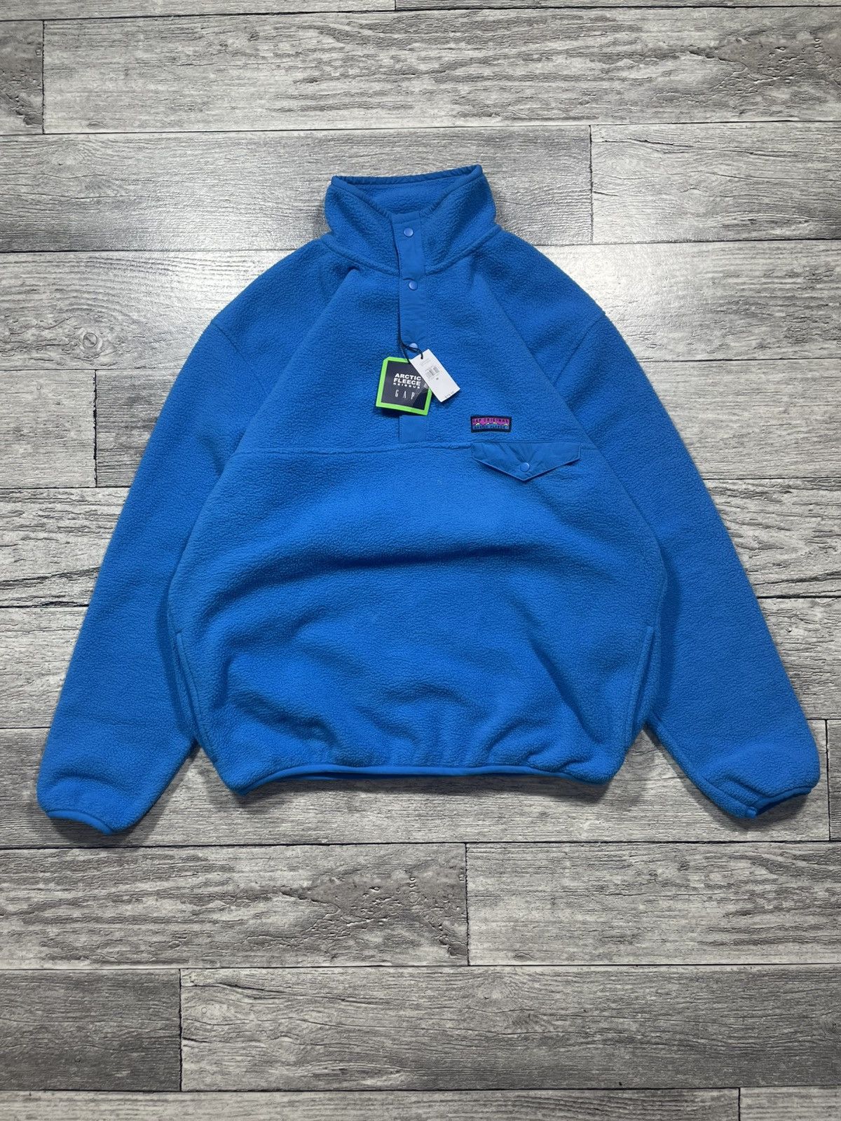 Vintage GAP Arctic Fleece 1/4 Teddy Sweater
