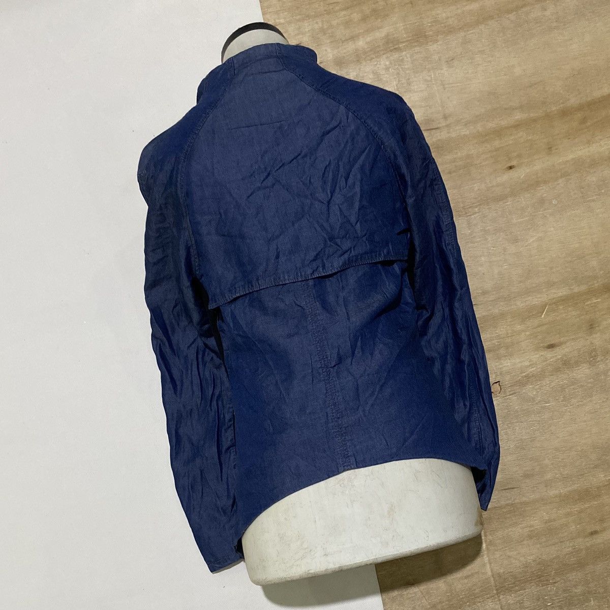 Helmut Lang Helmut lang silky denim moto jacket Size M / US 6-8 / IT 42-44 - 3 Thumbnail