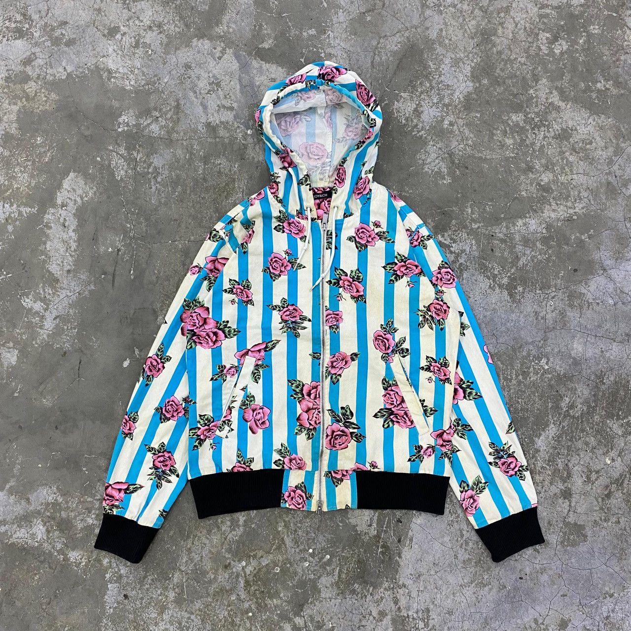 Joyrich Joyrich LA Tokyo Stripe Floral Hoodie Jacket Size US L / EU 52-54 / 3 - 1 Thumbnail