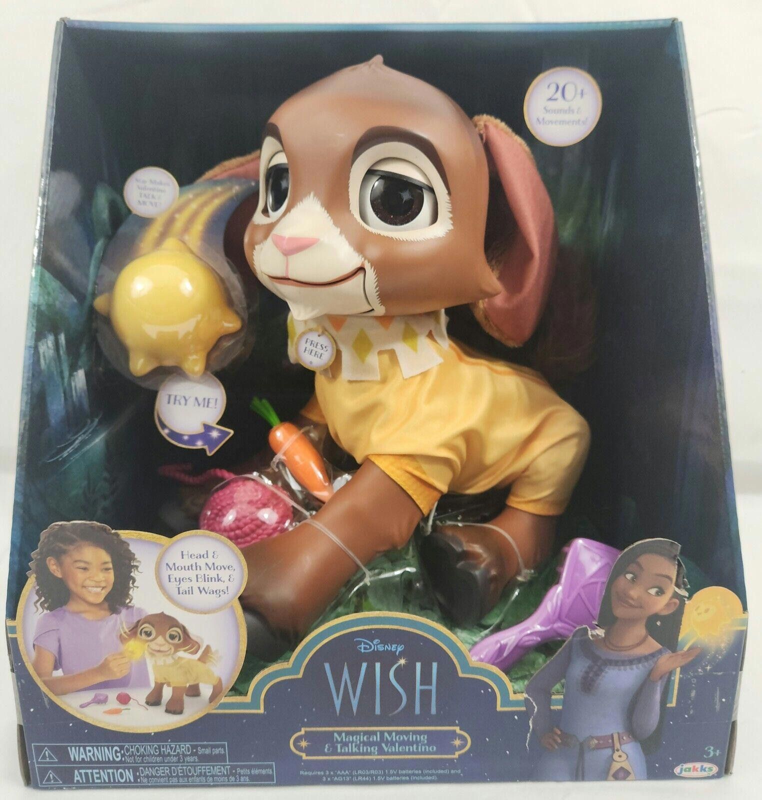 Disney Disney 100 Wish Magical Moving Talking Valentino Large Doll Size ONE SIZE - 1 Thumbnail