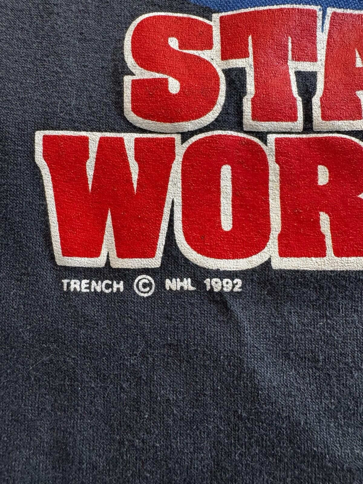 Vintage Vintage 90s 1992 Pittsburgh Penguins Single Stitch T-Shirt Size US XL / EU 56 / 4 - 3 Thumbnail