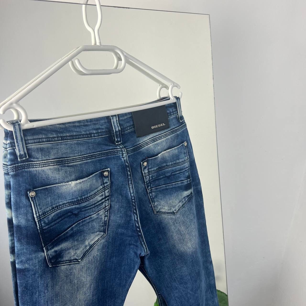 Y2K Vintage Diesel Denim Pants Italy Designer Distressed