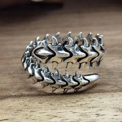 Jewelry Centipede Retro Adjustable Ring Size ONE SIZE - 3 Thumbnail