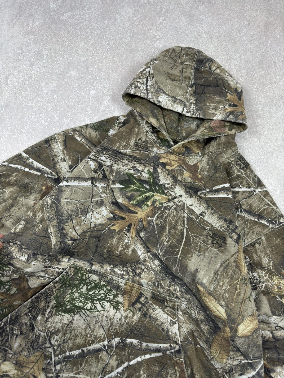 Realtree Vintage Country Wear Realtree EDGE Camo Hoodie Boxy Fit Y2K Size US XXL / EU 58 / 5 - 5 Thumbnail