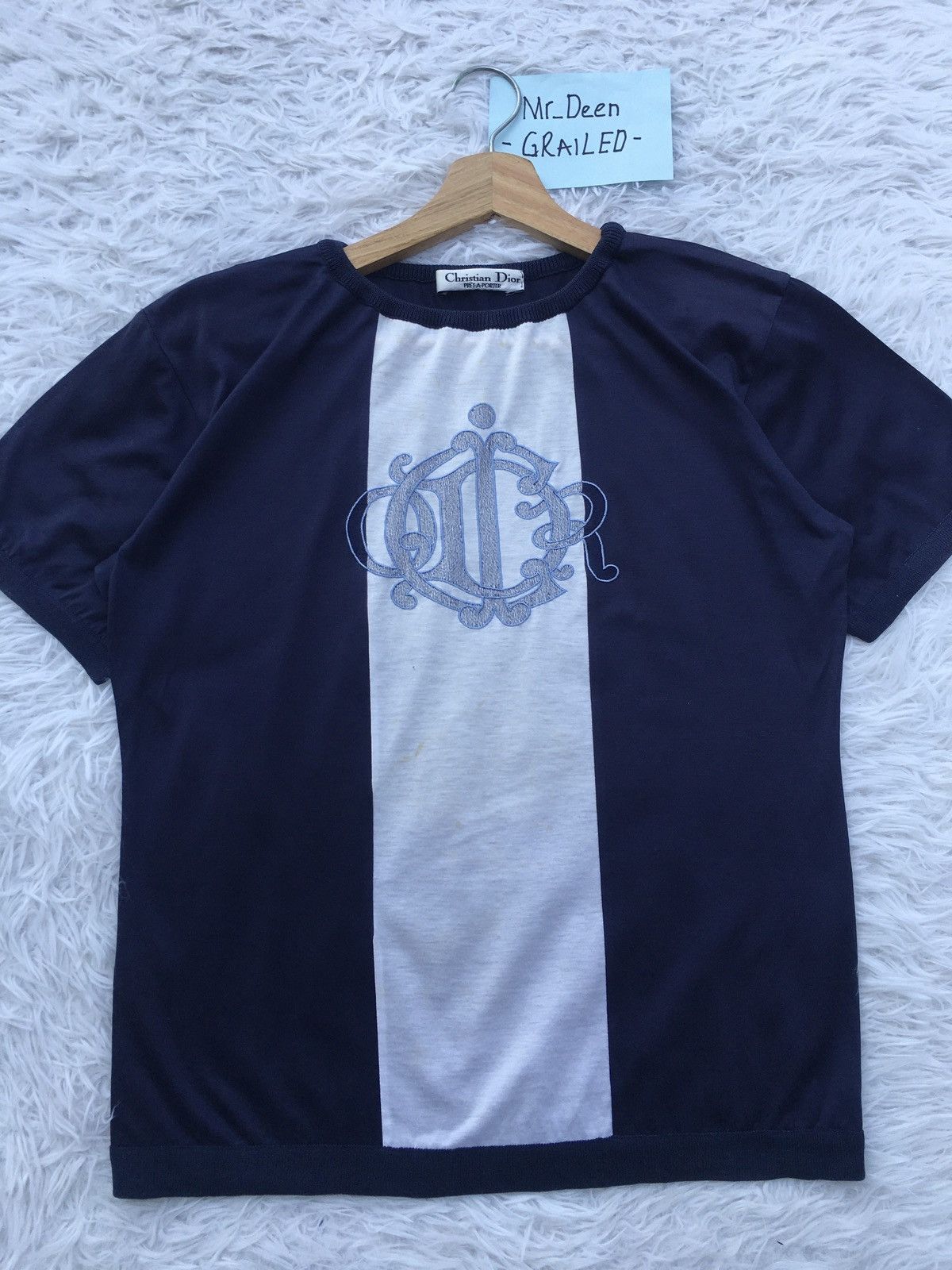 Christian Dior Monsieur Rare Vintage Christian Dior Pret-A-Porter Tshirt Size S / US 4 / IT 40 - 5 Thumbnail