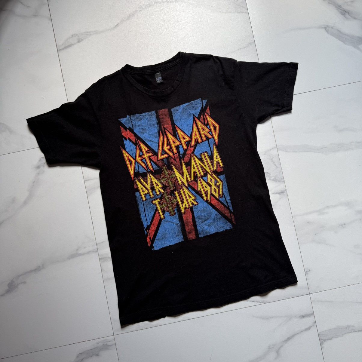 Def Leppard Vintage Def Leppard Pyromania Tour 1983 T-Shirt Size US L / EU 52-54 / 3 - 3 Thumbnail